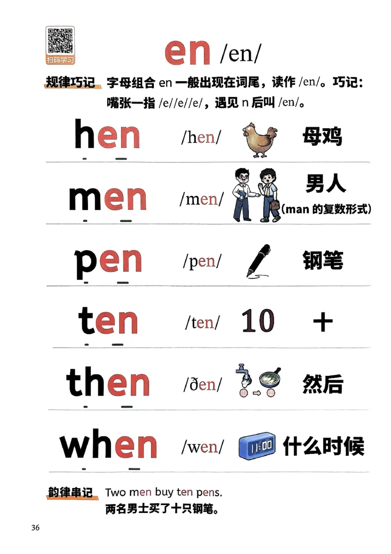 斗半匠-自然拼读记单词一本通_26春四年级上下册人教版_四上英语合集人教版PEP英语四年级上册新教材（教学视频+课件+动画+音频+练习+教案）_17练习资料_《小学英语一本通》