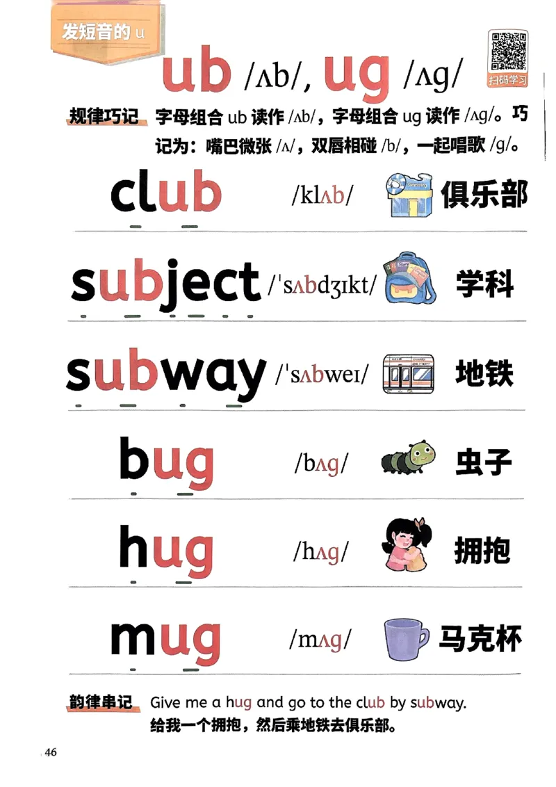 斗半匠-自然拼读记单词一本通_26春四年级上下册人教版_四上英语合集人教版PEP英语四年级上册新教材（教学视频+课件+动画+音频+练习+教案）_17练习资料_《小学英语一本通》