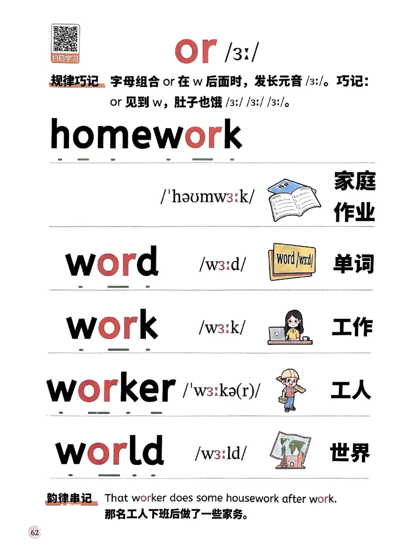 斗半匠-自然拼读记单词一本通_26春四年级上下册人教版_四上英语合集人教版PEP英语四年级上册新教材（教学视频+课件+动画+音频+练习+教案）_17练习资料_《小学英语一本通》