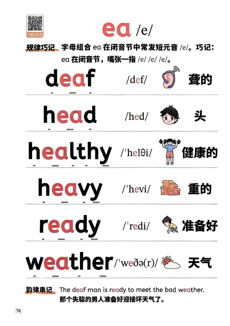 斗半匠-自然拼读记单词一本通_26春四年级上下册人教版_四上英语合集人教版PEP英语四年级上册新教材（教学视频+课件+动画+音频+练习+教案）_17练习资料_《小学英语一本通》