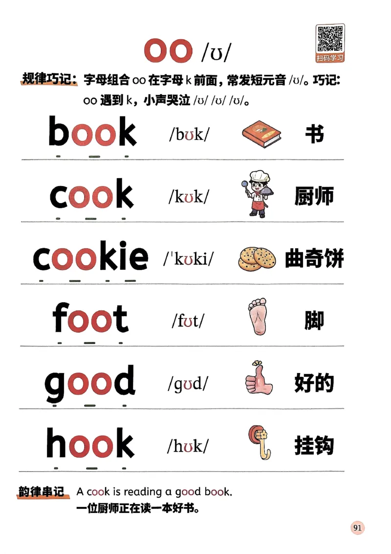 斗半匠-自然拼读记单词一本通_26春四年级上下册人教版_四上英语合集人教版PEP英语四年级上册新教材（教学视频+课件+动画+音频+练习+教案）_17练习资料_《小学英语一本通》