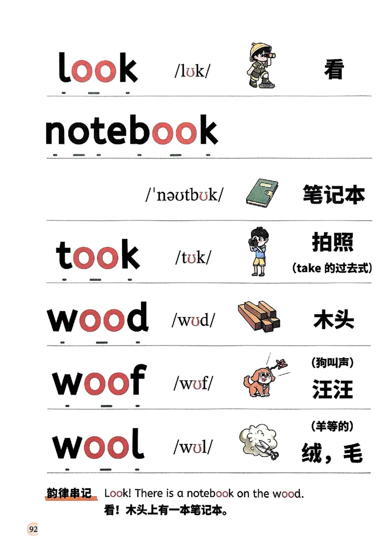 斗半匠-自然拼读记单词一本通_26春四年级上下册人教版_四上英语合集人教版PEP英语四年级上册新教材（教学视频+课件+动画+音频+练习+教案）_17练习资料_《小学英语一本通》