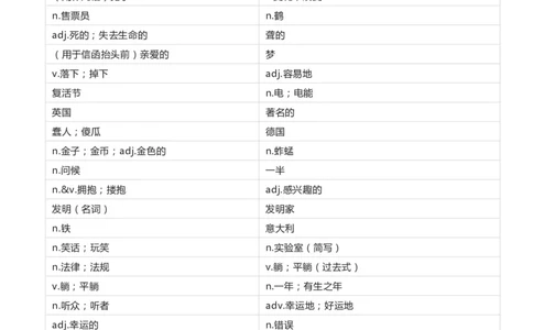 清大版六年级下册英语单词默写_26春四年级上下册人教版_四上英语合集人教版PEP英语四年级上册新教材（教学视频+课件+动画+音频+练习+教案）_17练习资料_《小学英语单词默写表》
