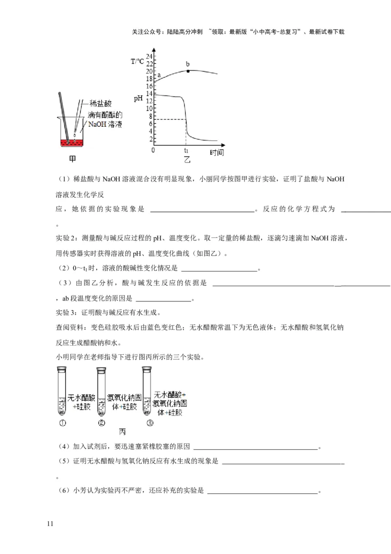 专题06物质的变质问题（解析版）_02中考总复习（2026版更新中）_05-化学-中考总复习_2024年中考复习资料_二轮复习资料_2024年中考化学二轮专项复习核心考点讲解与必刷题型