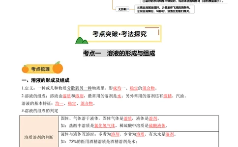 专题07溶液（讲义）（解析版）_02中考总复习（2026版更新中）_05-化学-中考总复习_2025年中考复习资料_2025中考化学一轮复习讲义+课件_讲义_专题07溶液（讲义）