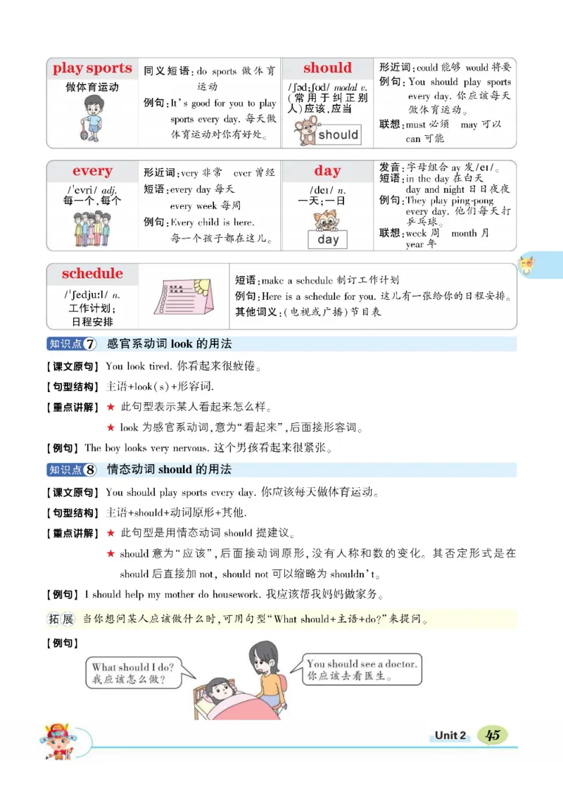 状元大课堂五年级上册英语人教PEP版正文_26春四年级上下册人教版_四上英语合集人教版PEP英语四年级上册新教材（教学视频+课件+动画+音频+练习+教案）_17练习资料_《状元导学案》