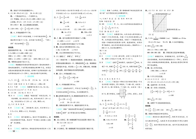 26春好卷六年级数学下（R版）_26春好卷数学人教版_26春好卷数学人教六下