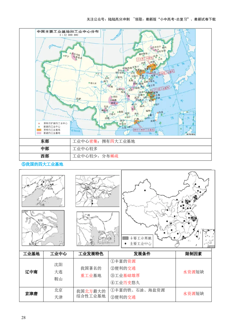 专题21中国的经济和文化（讲义）（原卷版）_02中考总复习（2026版更新中）_09-地理-中考总复习_2024年中考复习资料_一轮复习_❤2024年中考地理一轮复习讲练测（全国通用）_配套讲义