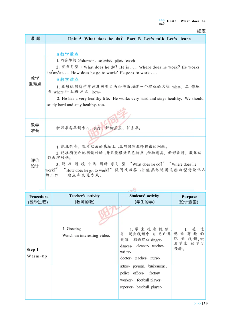 教案正文6上_Unit5_26春四年级上下册人教版_四上英语合集人教版PEP英语四年级上册新教材（教学视频+课件+动画+音频+练习+教案）_19同步教案课件_人教pep3_3-6上册