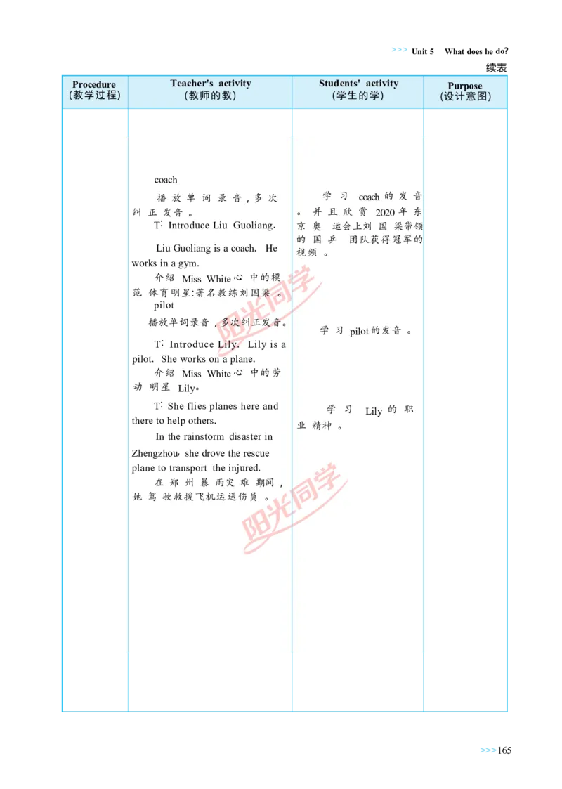 教案正文6上_Unit5_26春四年级上下册人教版_四上英语合集人教版PEP英语四年级上册新教材（教学视频+课件+动画+音频+练习+教案）_19同步教案课件_人教pep3_3-6上册