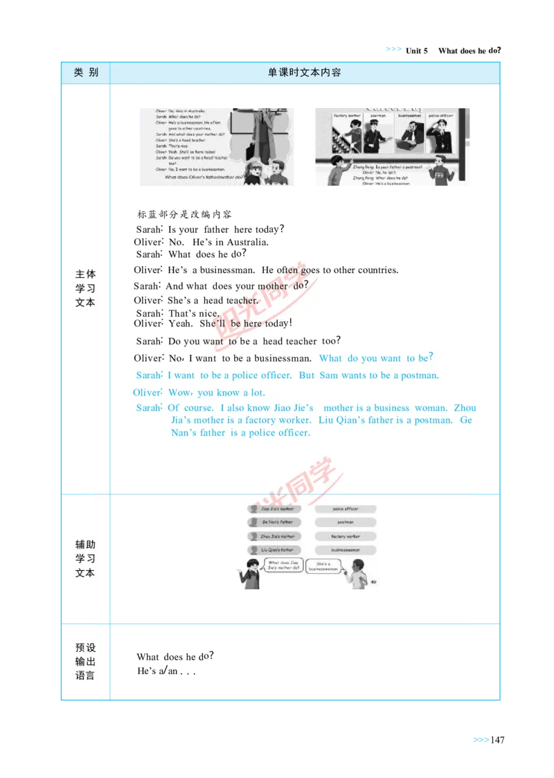 教案正文6上_Unit5_26春四年级上下册人教版_四上英语合集人教版PEP英语四年级上册新教材（教学视频+课件+动画+音频+练习+教案）_19同步教案课件_人教pep3_3-6上册