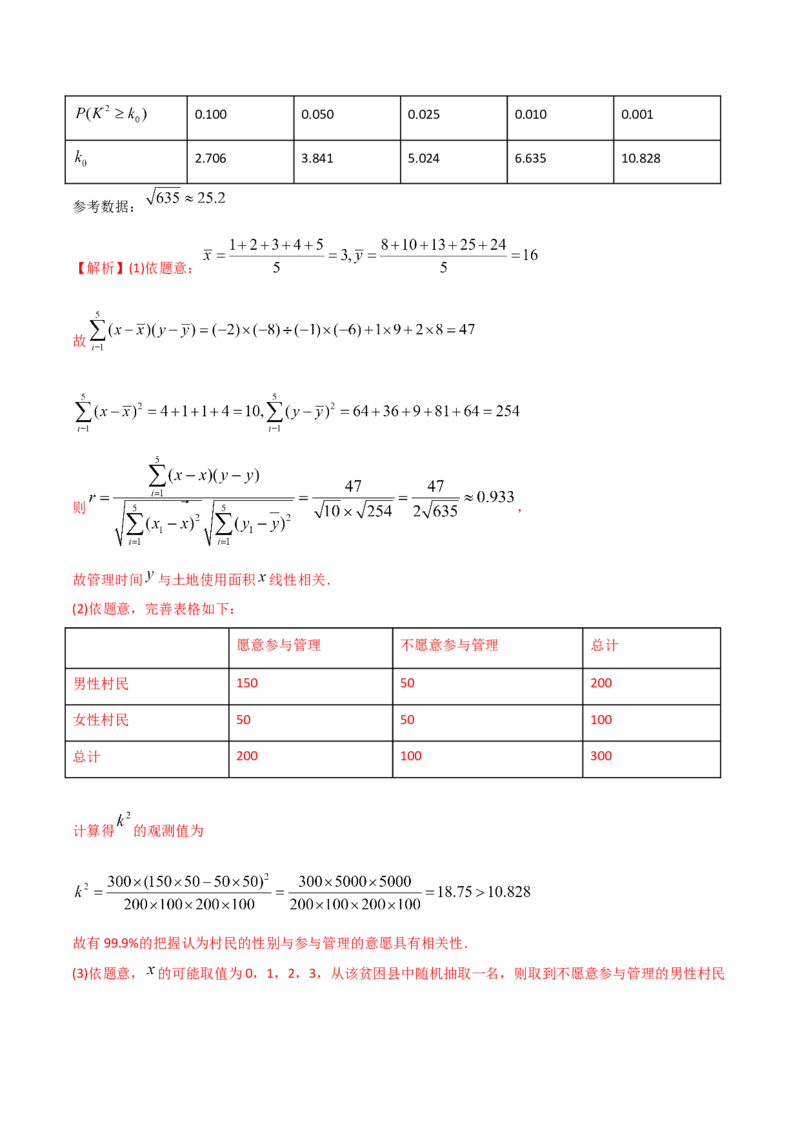 2021年高考数学精选考点专项突破题集专题9.3统计与统计案例（教师版含解析）_02高考数学_新高考复习资料_2023年新高考资料_一轮复习_2023新高考大一轮复习讲义+课件