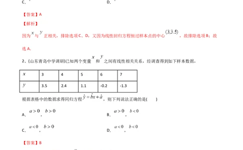 2021年高考数学精选考点专项突破题集专题9.3统计与统计案例（教师版含解析）_02高考数学_新高考复习资料_2023年新高考资料_一轮复习_2023新高考大一轮复习讲义+课件