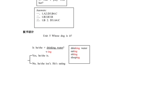 第四课时_26春四年级上下册人教版_四上英语合集人教版PEP英语四年级上册新教材（教学视频+课件+动画+音频+练习+教案）_19同步教案课件_人教pep3_3-6年级下册_5年级下册_Unit5Whosedogisit