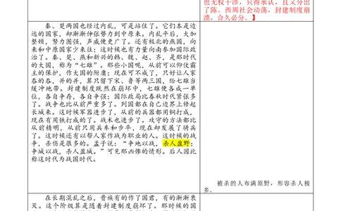 专题08《战国策》第八-2024年中考语文复习之《经典常谈》章节阅读与训练（原卷版）_02中考总复习（2026版更新中）_01-语文-中考总复习_2024年中考资料_专项复习资料