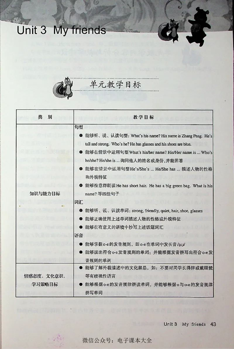 英语PEP4A教师教学用书_26春四年级上下册人教版_四上英语合集人教版PEP英语四年级上册新教材（教学视频+课件+动画+音频+练习+教案）_16教师用书_小学英语_人教版PEP