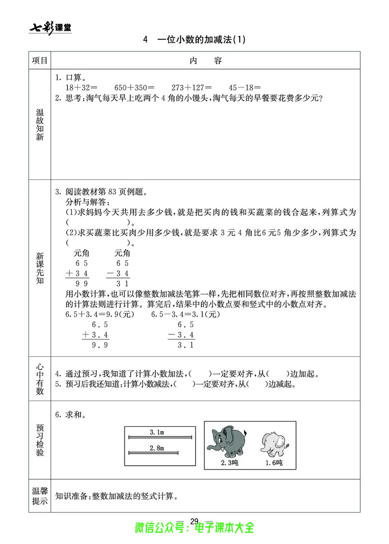 3b_26春四年级上下册人教版_四上英语合集人教版PEP英语四年级上册新教材（教学视频+课件+动画+音频+练习+教案）_17练习资料_小学英语（预习复习资料大礼包）_《预习卡》_1-6下册