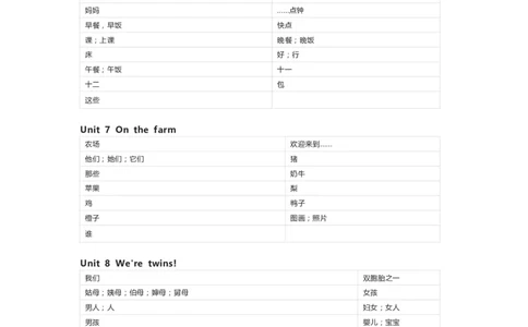 译林版英语三年级下册单词默写表_26春四年级上下册人教版_四上英语合集人教版PEP英语四年级上册新教材（教学视频+课件+动画+音频+练习+教案）_17练习资料_《小学英语单词默写表》