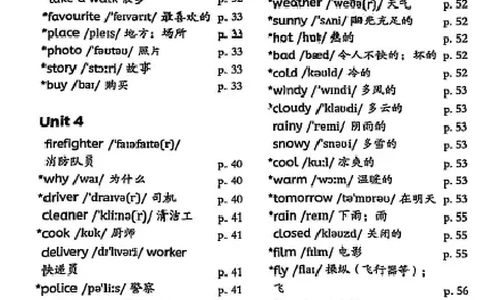 课本单词表_26春四年级上下册人教版_四上英语合集人教版PEP英语四年级上册新教材（教学视频+课件+动画+音频+练习+教案）_01单词表（word+pdf）
