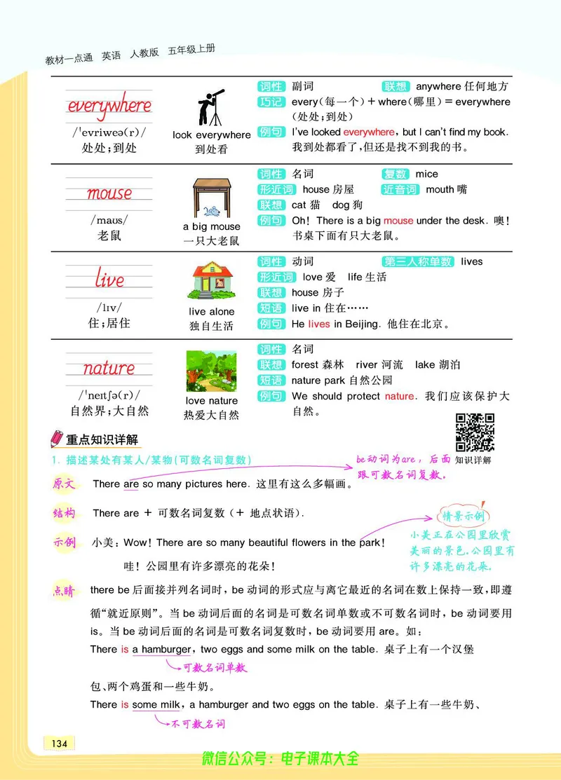 英语5A_26春四年级上下册人教版_四上英语合集人教版PEP英语四年级上册新教材（教学视频+课件+动画+音频+练习+教案）_17练习资料_小学英语（预习复习资料大礼包）_《教材一点通》