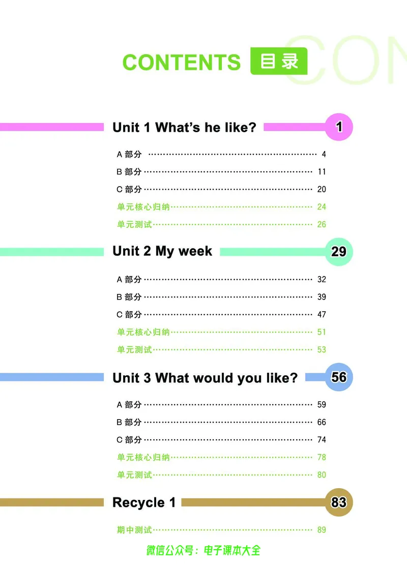 英语5A_26春四年级上下册人教版_四上英语合集人教版PEP英语四年级上册新教材（教学视频+课件+动画+音频+练习+教案）_17练习资料_小学英语（预习复习资料大礼包）_《教材一点通》