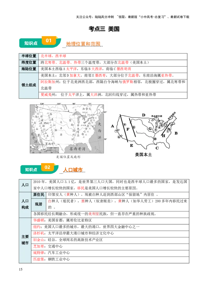 专题07认识国家-2025年中考地理知识点梳理（背诵版）_02中考总复习（2026版更新中）_09-地理-中考总复习_2025中考地理复习资料_2025年中考地理知识点_挖空版+背诵版