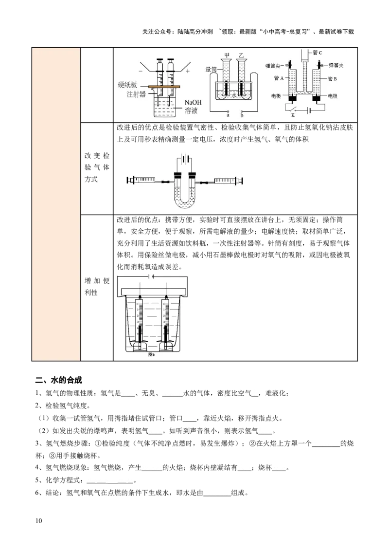 专题06自然界的水（讲义）（原卷版）_02中考总复习（2026版更新中）_05-化学-中考总复习_2025年中考复习资料_2025中考化学一轮复习讲义+课件_讲义_专题06自然界的水（讲义）