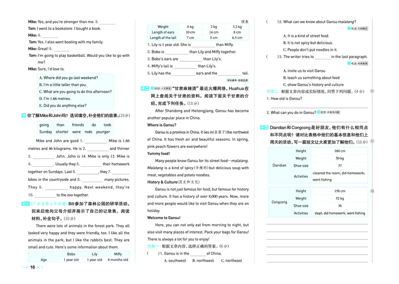 26春好卷六年级英语下（R-pep版）_26春好卷英语人教_26春好卷英语人教六下