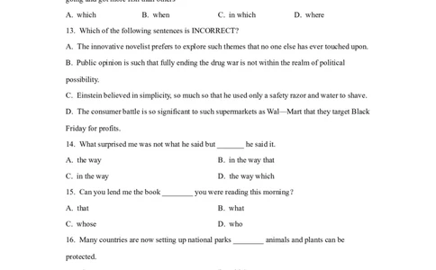 12定语从句(精练)-2024年高考英语一轮复习语法能力突破必备(PPT+复习卡+精练题)(通用版)_03高考英语_通用版（老高考）复习资料_2024年复习资料_12.定语从句(PPT+复习卡+精练题)(通用版)