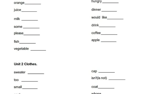 鲁科版英语三年级下册单词默写表_26春四年级上下册人教版_四上英语合集人教版PEP英语四年级上册新教材（教学视频+课件+动画+音频+练习+教案）_17练习资料_《小学英语单词默写表》