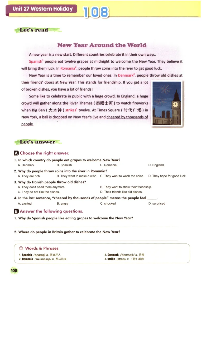 读霸小学英语5年级阅读128篇_26春四年级上下册人教版_四上英语合集人教版PEP英语四年级上册新教材（教学视频+课件+动画+音频+练习+教案）_17练习资料_《英语阅读128篇》