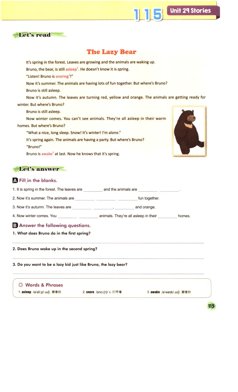 读霸小学英语5年级阅读128篇_26春四年级上下册人教版_四上英语合集人教版PEP英语四年级上册新教材（教学视频+课件+动画+音频+练习+教案）_17练习资料_《英语阅读128篇》