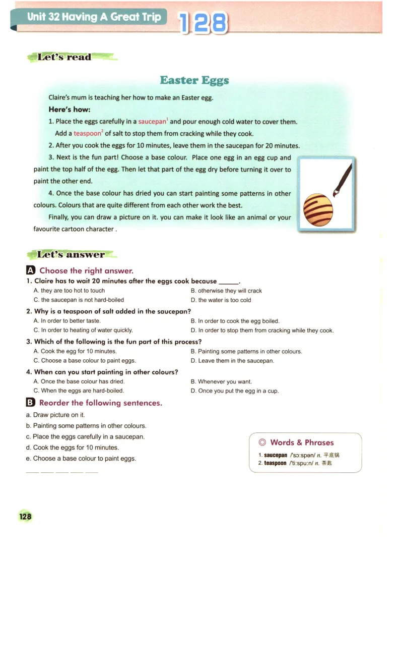 读霸小学英语5年级阅读128篇_26春四年级上下册人教版_四上英语合集人教版PEP英语四年级上册新教材（教学视频+课件+动画+音频+练习+教案）_17练习资料_《英语阅读128篇》