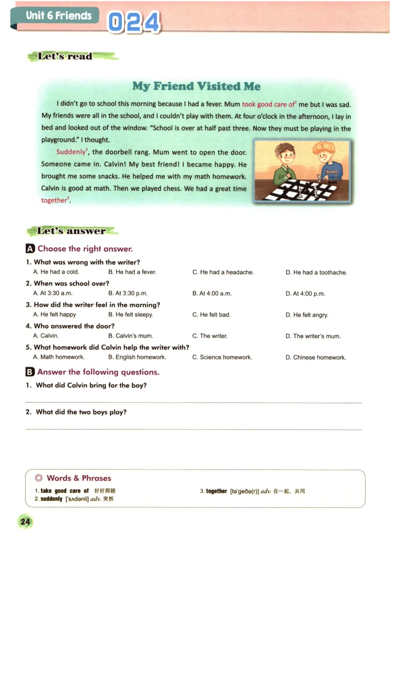 读霸小学英语5年级阅读128篇_26春四年级上下册人教版_四上英语合集人教版PEP英语四年级上册新教材（教学视频+课件+动画+音频+练习+教案）_17练习资料_《英语阅读128篇》