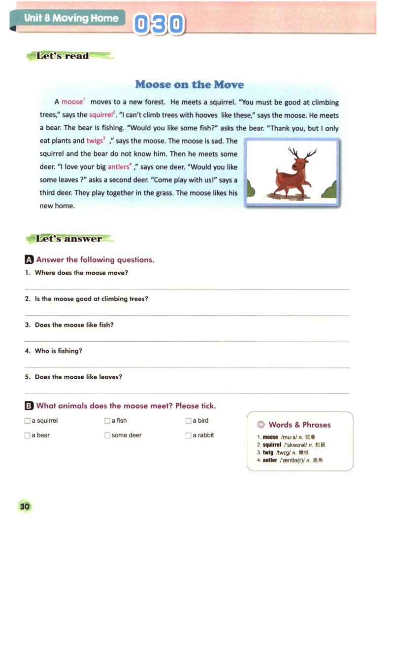 读霸小学英语5年级阅读128篇_26春四年级上下册人教版_四上英语合集人教版PEP英语四年级上册新教材（教学视频+课件+动画+音频+练习+教案）_17练习资料_《英语阅读128篇》