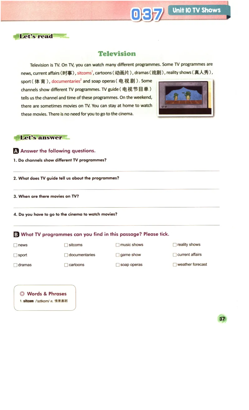读霸小学英语5年级阅读128篇_26春四年级上下册人教版_四上英语合集人教版PEP英语四年级上册新教材（教学视频+课件+动画+音频+练习+教案）_17练习资料_《英语阅读128篇》