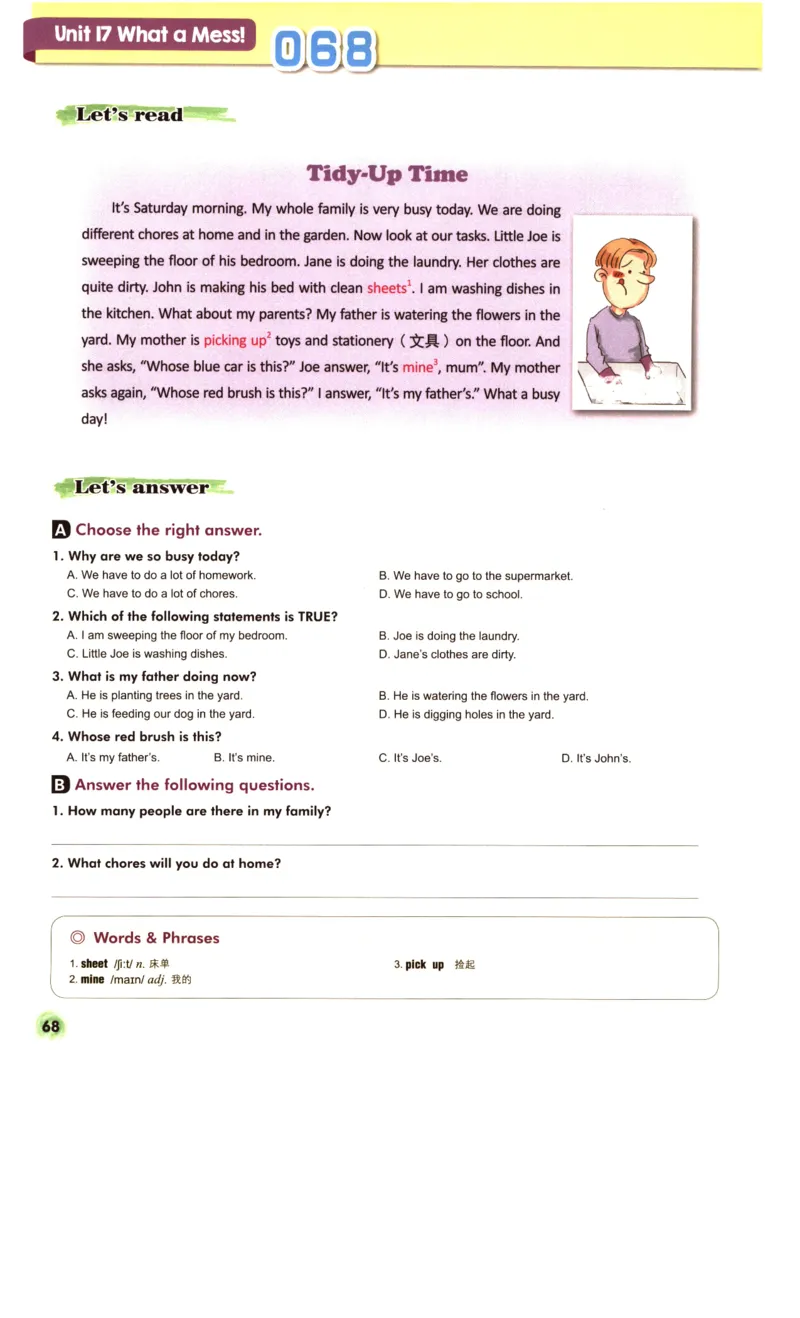 读霸小学英语5年级阅读128篇_26春四年级上下册人教版_四上英语合集人教版PEP英语四年级上册新教材（教学视频+课件+动画+音频+练习+教案）_17练习资料_《英语阅读128篇》