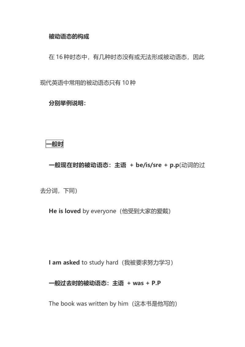 2021届人大附中高中英语新高考语法一轮复习讲义（22）被动语态知识点总结整理_03高考英语_新高考复习资料_2022年新高考资料_2022年新高考英语一轮复习