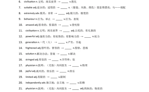 2023-2024学年高中语法专项练习单选100题-构词法-转化法-学生版_03高考英语_2024年新高考资料_3.2024专项复习_2023-2024学年高中语法专项练习单选100题