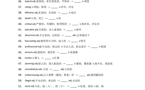 2023-2024学年高中语法专项练习单选100题-构词法-转化法-学生版_03高考英语_2024年新高考资料_3.2024专项复习_2023-2024学年高中语法专项练习单选100题