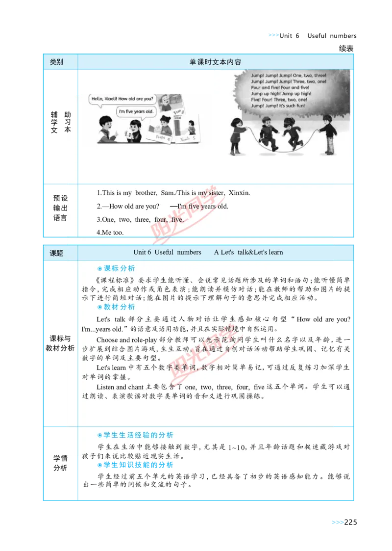 教案正文3上_Unit6_26春四年级上下册人教版_四上英语合集人教版PEP英语四年级上册新教材（教学视频+课件+动画+音频+练习+教案）_19同步教案课件_人教pep3_3-6上册