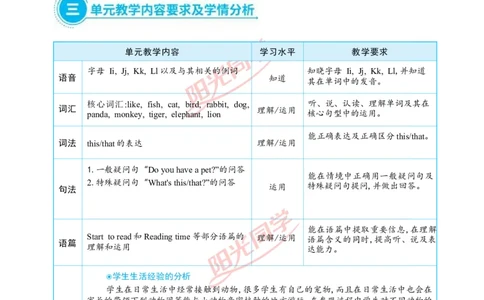 教案正文3上_Unit3_26春四年级上下册人教版_四上英语合集人教版PEP英语四年级上册新教材（教学视频+课件+动画+音频+练习+教案）_19同步教案课件_人教pep3_3-6上册