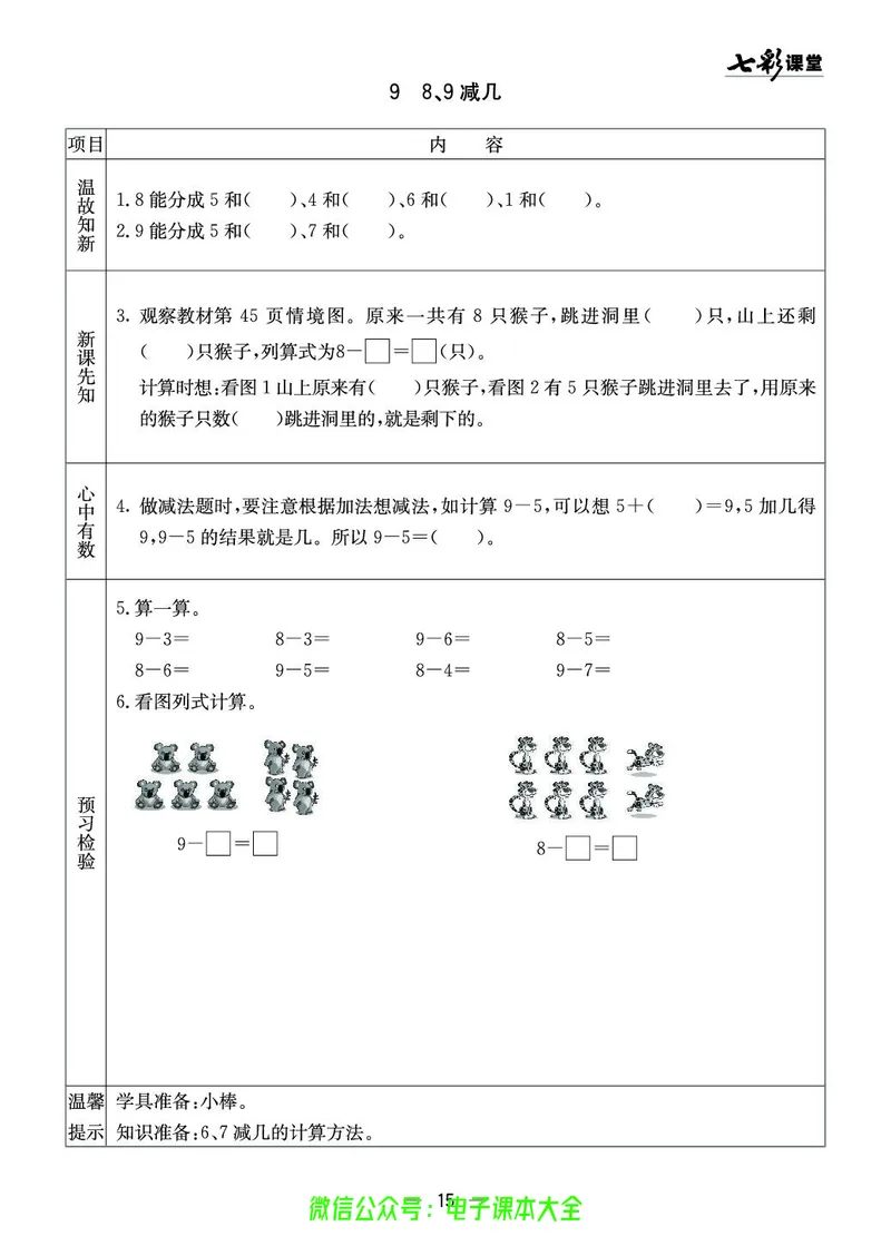 青岛版1a_26春四年级上下册人教版_四上英语合集人教版PEP英语四年级上册新教材（教学视频+课件+动画+音频+练习+教案）_17练习资料_小学英语（预习复习资料大礼包）_《预习卡》