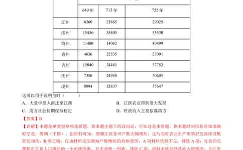2024年一轮复习收官卷第一模拟（全国新课标卷）（解析版）_07高考历史_2024年新高考资料_1.2024一轮复习_2024年高考历史一轮复习讲练测（新教材新高考）