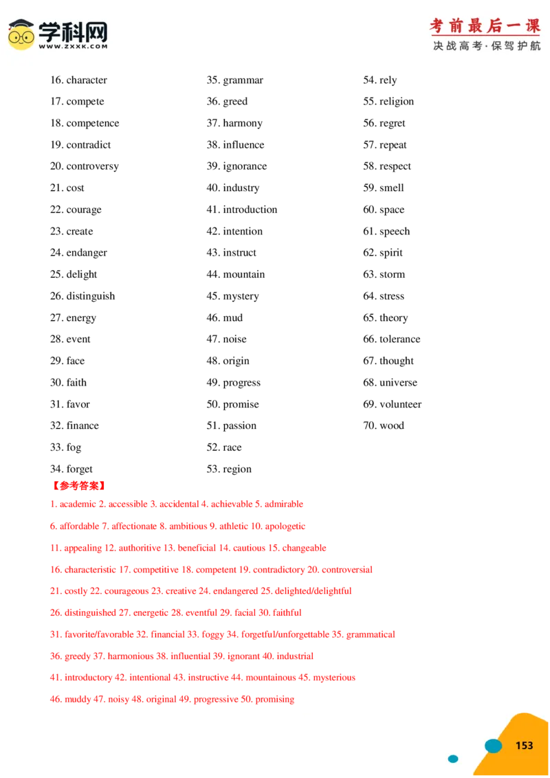 2024年高考考前最后一课-英语（PDF版)_03高考英语_2024年新高考资料_5.2024三轮冲刺_英语（含PDF版，可直接打印）-2024年高考考前最后一课