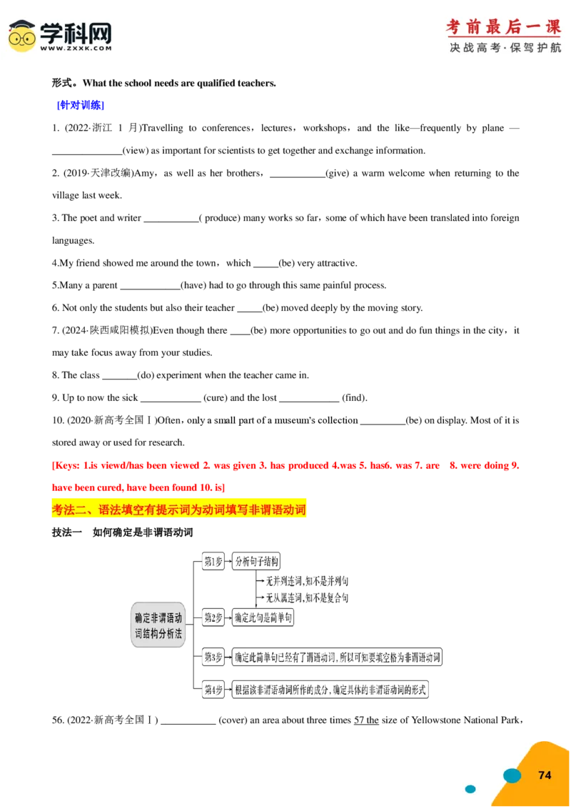 2024年高考考前最后一课-英语（PDF版)_03高考英语_2024年新高考资料_5.2024三轮冲刺_英语（含PDF版，可直接打印）-2024年高考考前最后一课