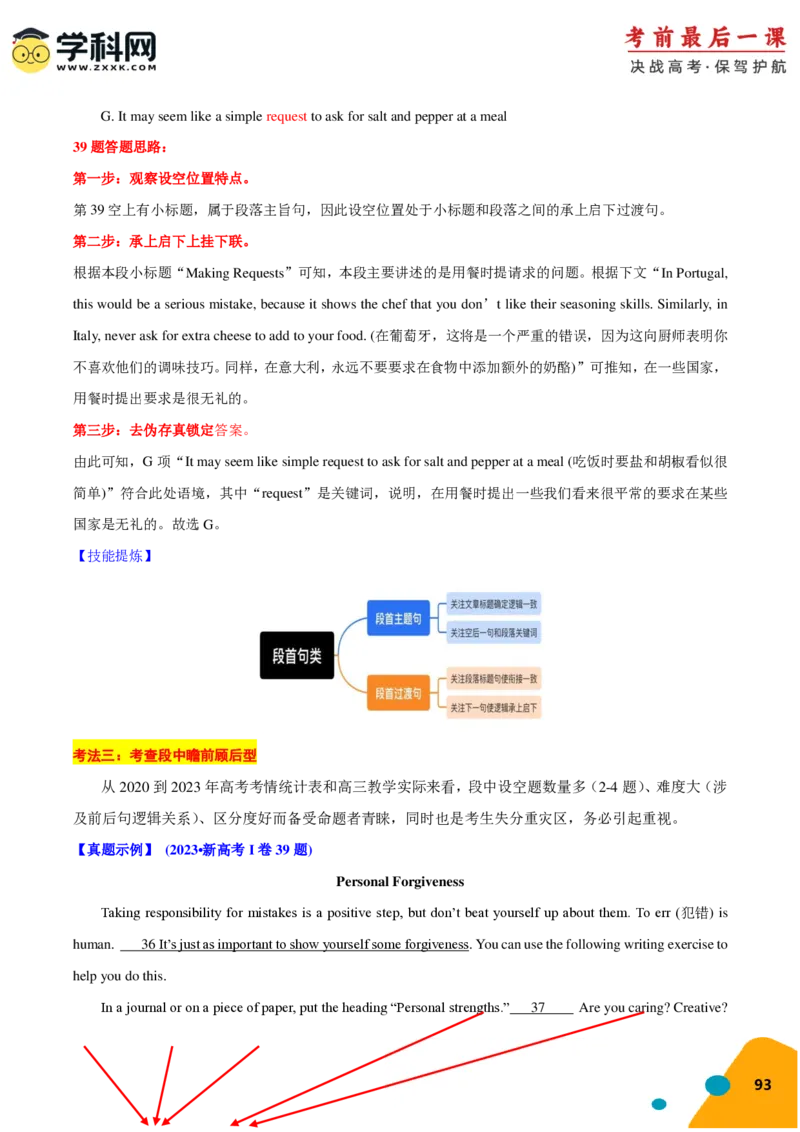 2024年高考考前最后一课-英语（PDF版)_03高考英语_2024年新高考资料_5.2024三轮冲刺_英语（含PDF版，可直接打印）-2024年高考考前最后一课