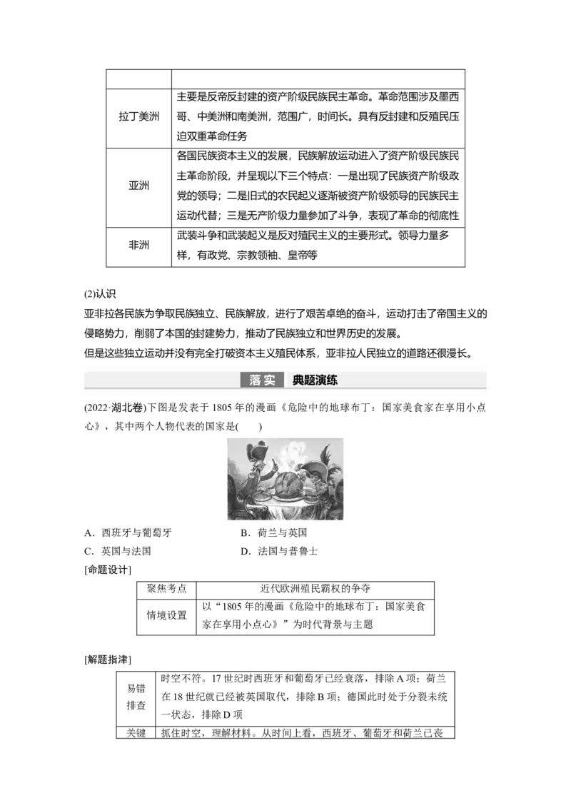 2024年高考历史一轮复习（部编版）板块5第12单元第34讲　资本主义世界殖民体系形成与亚非拉民族独立运动_07高考历史_2024年新高考资料_1.2024一轮复习