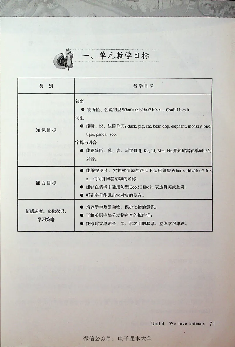英语PEP3A教师教学用书_26春四年级上下册人教版_四上英语合集人教版PEP英语四年级上册新教材（教学视频+课件+动画+音频+练习+教案）_16教师用书_小学英语_人教版PEP