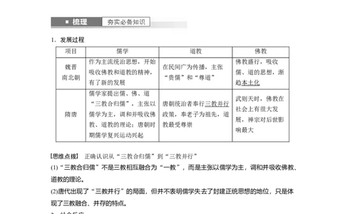 2024年高考历史一轮复习（部编版）板块1第2单元第7讲　魏晋至隋唐的经济与文化_07高考历史_2024年新高考资料_1.2024一轮复习_2024年高考历史一轮复习讲义（部编版）